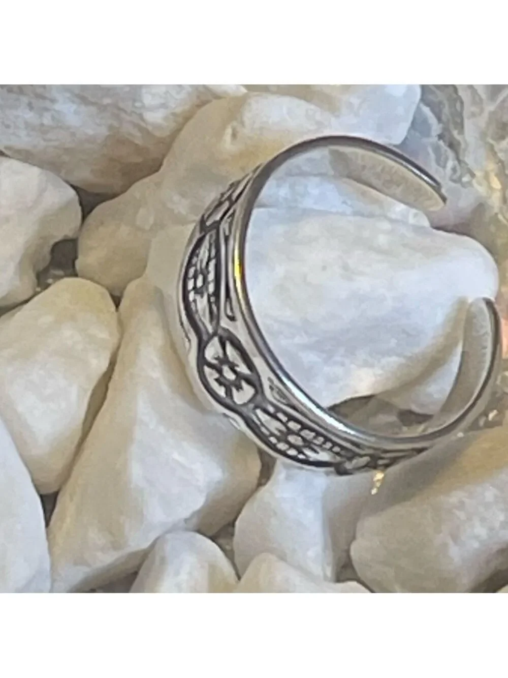 Silver 925 VINTAGE Flowers Leaves Boho Vintage Southwestern 70's